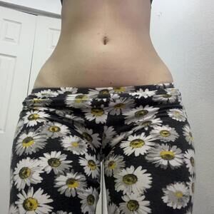 floral print low rise leggings